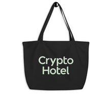 Load image into Gallery viewer, Crypto Hotel Large organic tote bag
