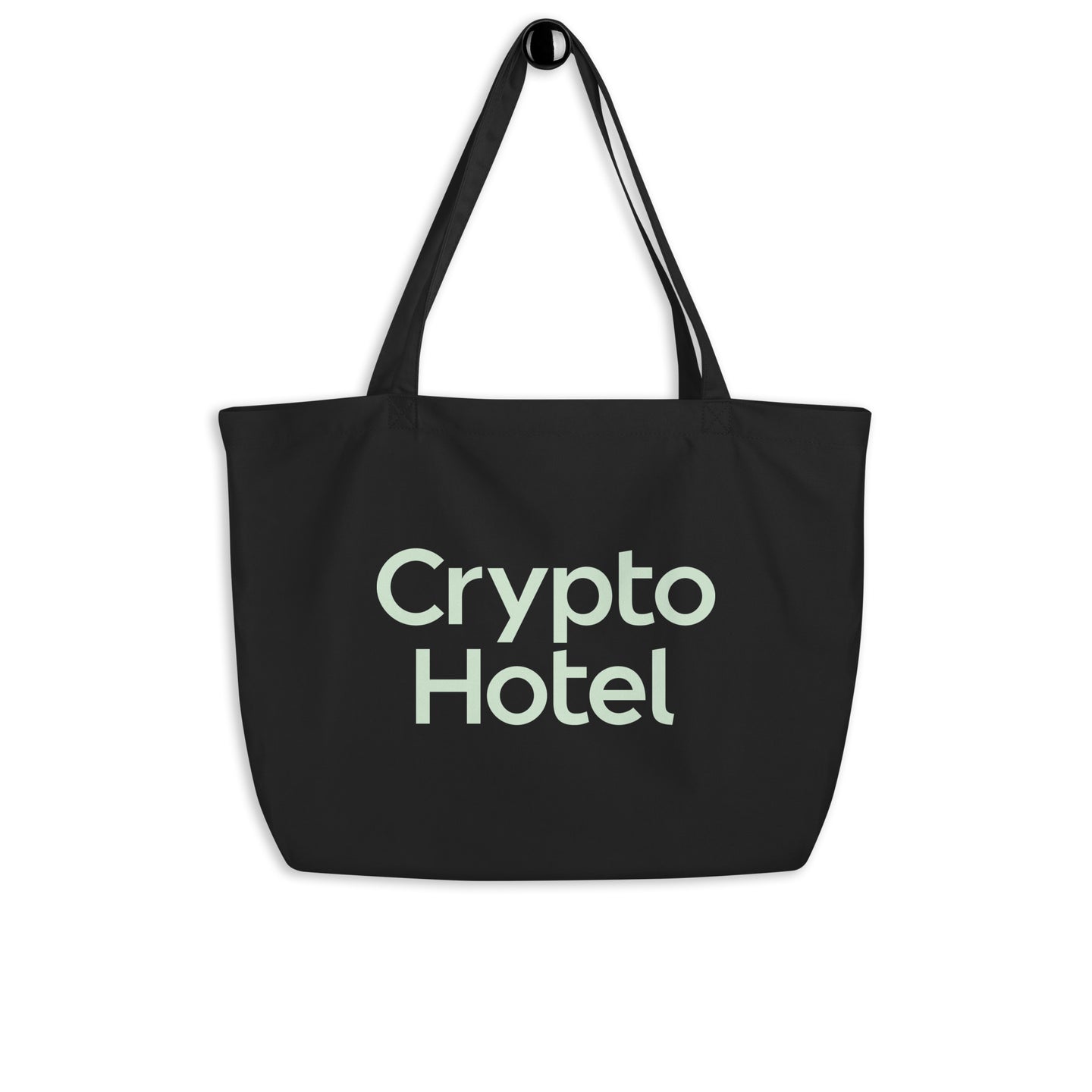 Crypto Hotel Large organic tote bag