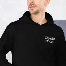 Load image into Gallery viewer, Crypto Hotel Unisex Hoodie
